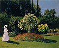 モネ『庭の女』1867年