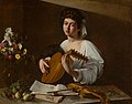 カラヴァッジオ『リュートを弾く若者』1595年