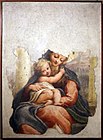 『階段の聖母』 1523年頃 パルマ国立美術館所蔵