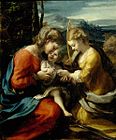 『聖カタリナの神秘の結婚』 1518年頃 カポディモンテ美術館所蔵