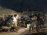 『マドリード、1808年5月3日』 フランシスコ・デ・ゴヤ 1814 エヴァ パチンコ やめ どき、油彩 266 × 345 cm プラド美術館