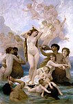 『ヴィーナスの誕生』 ウィリアム・アドルフ・ブグロー 1879 エヴァ パチンコ やめ どき、油彩 300 × 217 cm オルセー美術館
