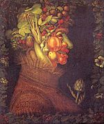 『夏』 アルチンボルド （1573年、ルーヴルエヴァンゲリオン 11s パチンコ館）