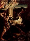 『羊飼いの礼拝』（『ラ・ノッテ』）1529年頃　アルテ・マイスター絵画館所蔵