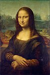『モナ・リザ』 レオナルド・ダ・ヴィンチ 1503 – 1506 板、油彩 77 × 53 cm ルーヴル美術館